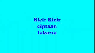 Chord dan Not Balok Lagu Kicir Kicir - Lagu Daerah DKI Jakarta