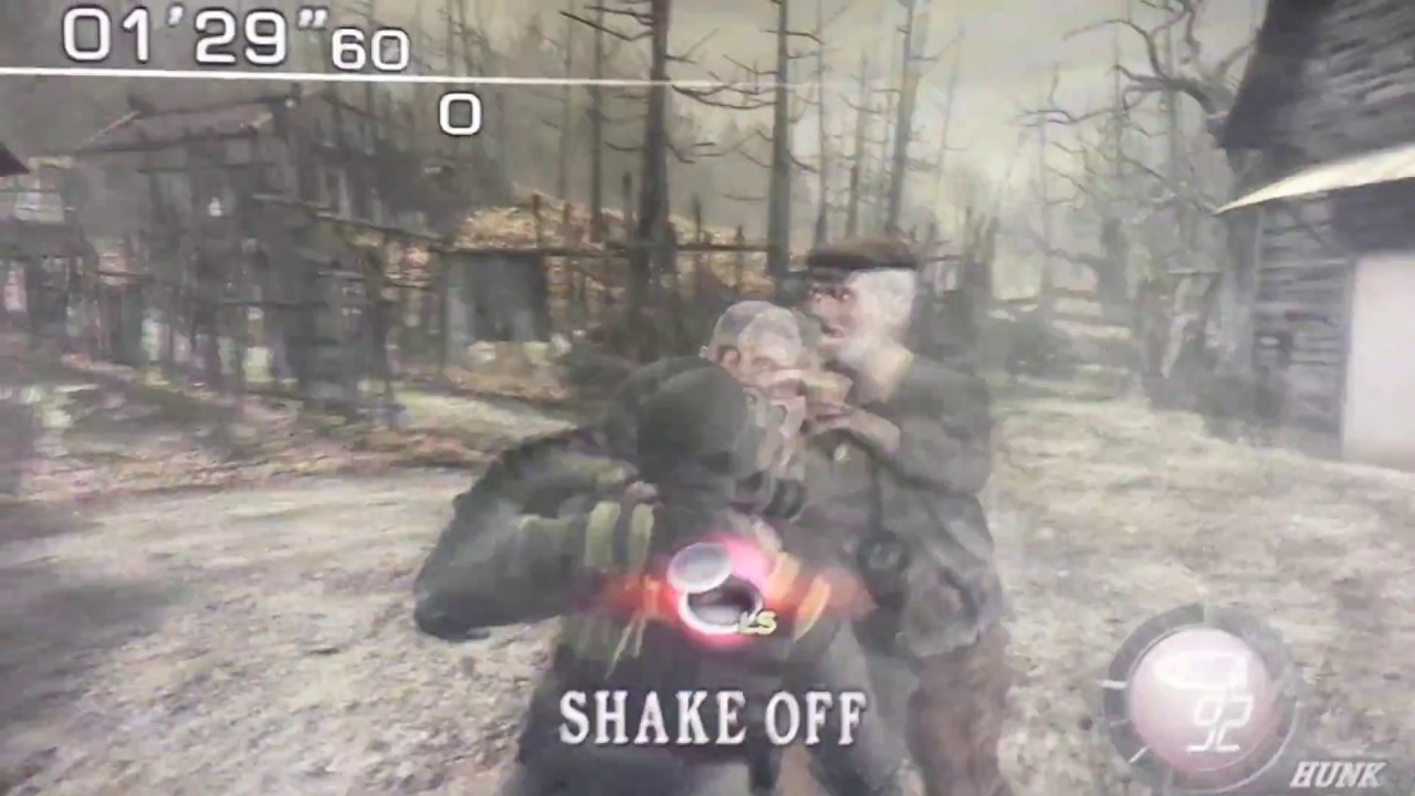 Resident Evil 4 HD The Mercenaries Hunk Death Scenes Part 1 No Commentary