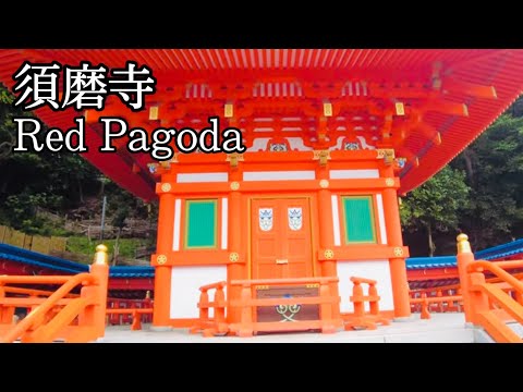 [4K] 須磨寺 KOBE SUMADERA TEMPLE ??Pt.2 | Hiking to the top point of SUMADERA | Relaxing Japan Nature