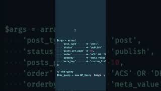 Orderby meta value in WP_Query #buntywp #shorts #wordpress
