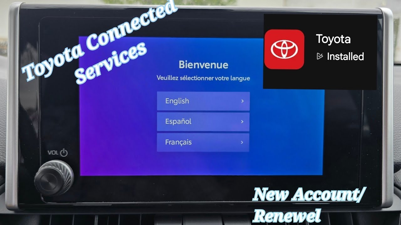 Toyota Connected Services (New/ Renew Setup) - YouTube