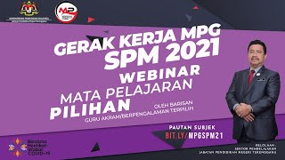 Gerak Kerja MPG: SPM2021 - SAINS TAMBAHAN