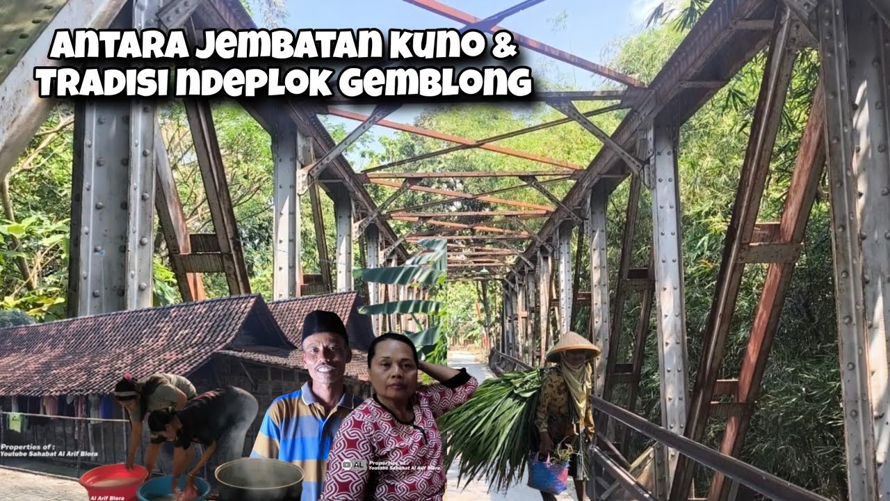 Rewang Ndeplok Gemblong Lewat Jembatan Kuno Tinggalan Penjajah Nostalgia Thn 80an Desa Pinggir Alas