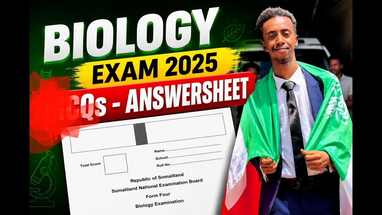 2025 Biology - Part two answersheet