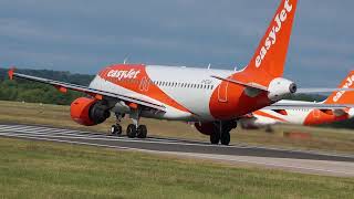 G-EZGG Airbus A319-111 - easyJet. Over the fence aviation photography. Aviation videos.
