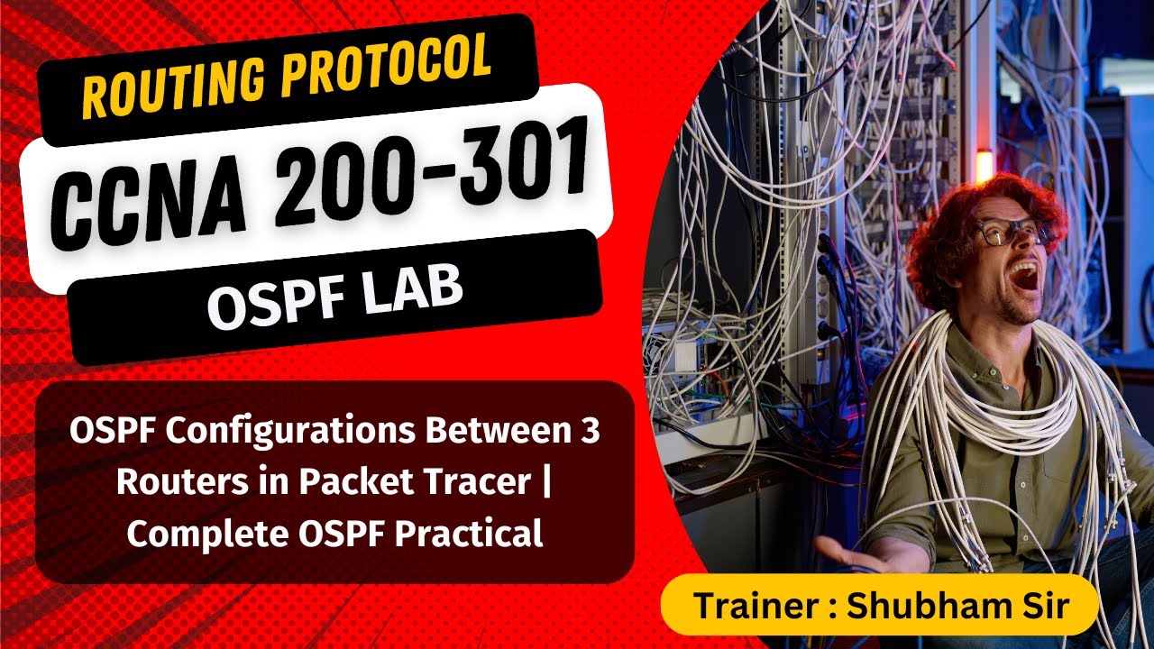 12. Best OSPF Lab For Network Engineer | Open Shortest Path First Protocol | 