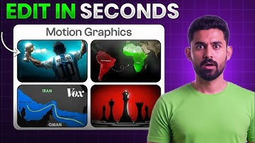 How to Create Motion Graphics with AI in 1 Click! 