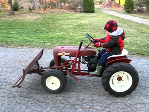 Ivan Driving His Vintage Wheel Horse Suburban Tractor You Vintage Wheel Horse Suburban Tractor