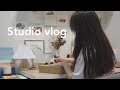 Studio vlog   the reality of a small business owner doing everything myself work hard play hard