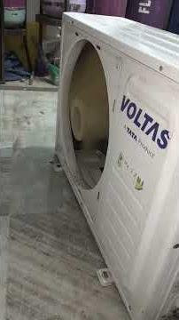 #voltas split AC Gas charging machine ok #airconditioner #sarvice