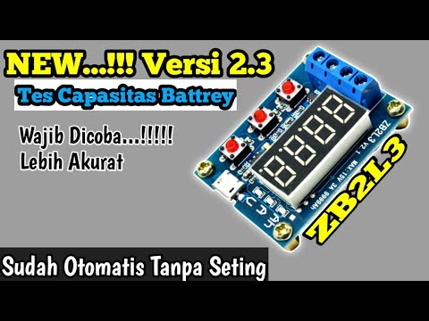 Bahas Tester Capasitas Battrey 18650 ZB2L3