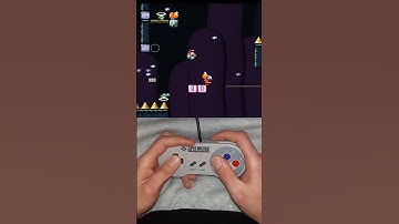 Some INTENSE SHELL JUMP ACTION #shorts #kaizo #mario