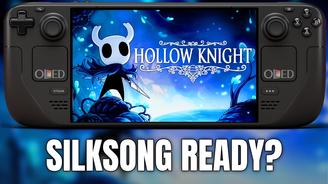 Hollow Knight on Steam Deck OLED is INSANE! - READY for Silksong?