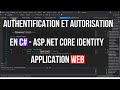 Comment ajouter lauthentification et lautorisation avec aspnet core identity web app mvc  c