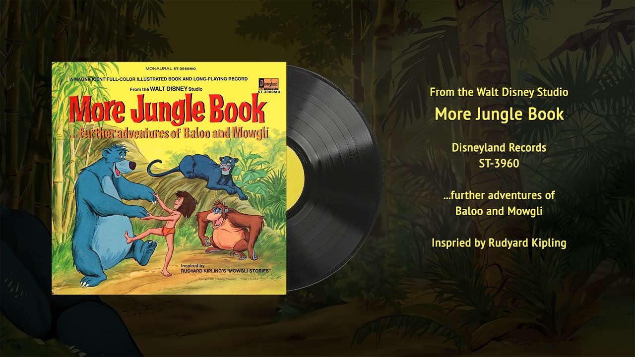 Walt Disney's More Jungle Book (ST-3960) | Vintage Disney Vinyl Restored