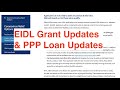 Latest EIDL Grant News Including Extending EIDL Grant Eligibility and PPP Loans Timelines