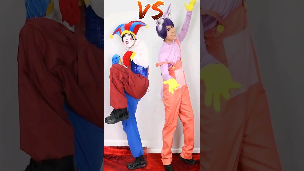 POMNI BOY VS JAX 🎭 WHO WINS? #cosplay