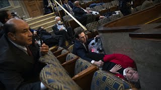 Senators Escorted Out Of Chambers When "Trump Supporters" Storm Capitol Building