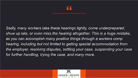 What Happens At Workers’ Compensation Hearings In California?