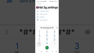 Airtel 5g settings Airtel unlimited Data code #airtel #freedata #airtelapp screenshot 5