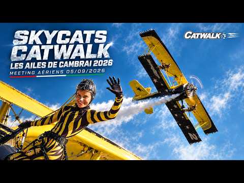 Insane Wingwalking on Grumman Ag-Cat ! Skycats Catwalk Aerobatic Display