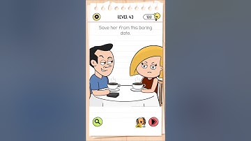 Brain test all star level 43 #funny