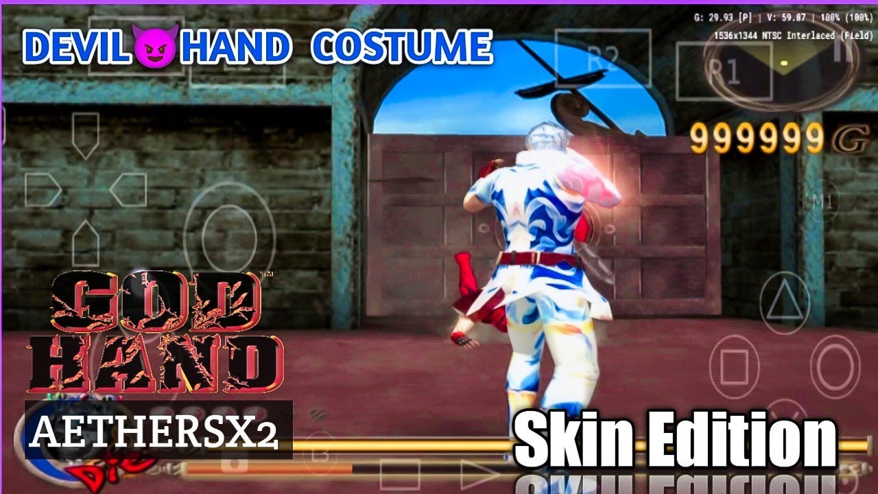 God hand texture mod Skin edition AETHERSX2 emulator | DevilHand  