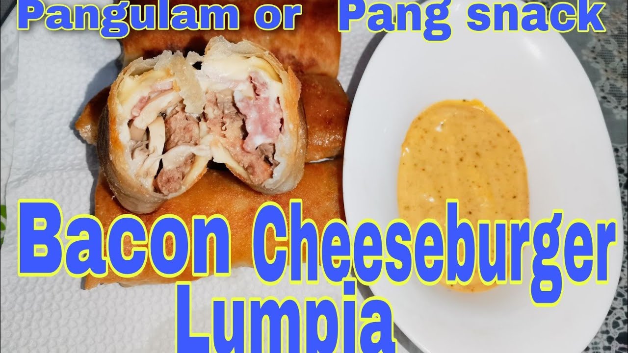 Cheeseburger Lumpia Recipe How to make Cheeseburger Spring Rolls