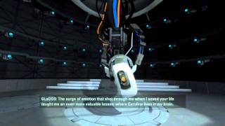 Portal 2 - GLaDOS Speech light effects (ENDING SPOILERS)