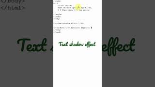 text shadow effect css tutorial for beginners