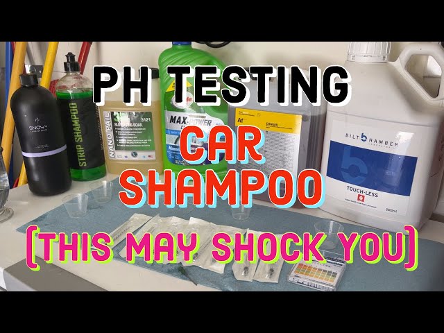 Deep Dive Into pH In Car Wash Soap, Car Soap