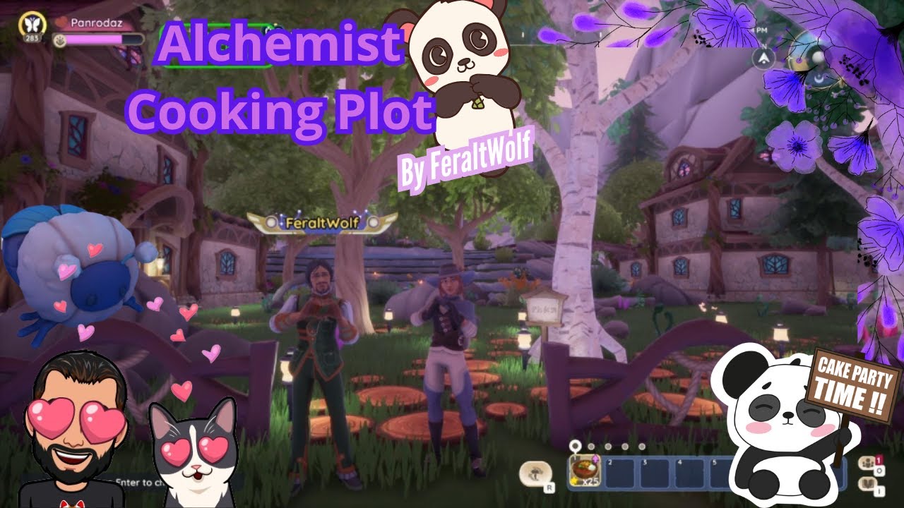 Palia Plot Tour - Alchemist Cooking Plot - by FeraltWolf