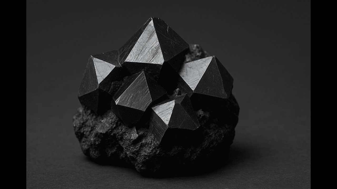 Вы никогда не видели магнетита в таком виде! Потрясающая кристаллография.