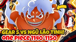 One Piece Tập 1140 - 1150 | Luffy Gear 5 "Tấu Hài" Cùng Ngũ Lão Tinh Bá Đạo  | Xem Anime