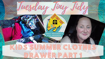 *NEW* .:: Tuesday Tiny Tidy :: Kids Summer Clothing Drawer ::. #teamtinytidy