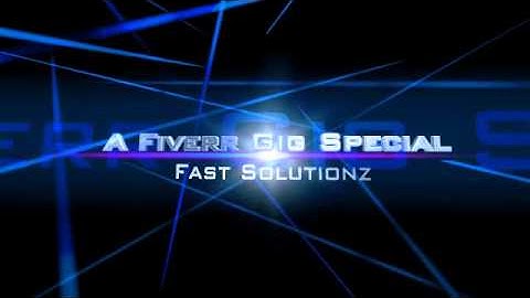 Animated Intro Videos Template #1 - Fiverr.com Gig Special