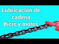 Lubricación de cadena para bicis