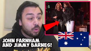 THIS WAS INCREDIBLE! John Farnham & Jimmy Barnes - When The War Is Over REACTION