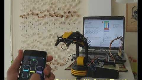 Control the Robot Arm with Ipod Touch