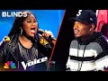 Manasseh samone delivers incredible range on andra days rise up  the voice blind auditions  nbc