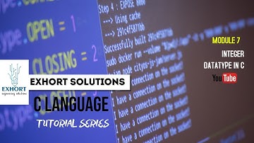 #4.1 INTEGER DATA TYPE IN C | C LANGUAGE TUTORIAL | CODING TUTORIAL