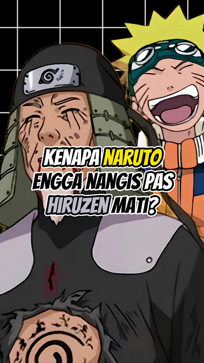 KENAPA NARUTO ENGGA NANGIS PAS HIRUZEN MATI? #animeshorts #naruto #hiruzen #orochimaru #jiraiya
