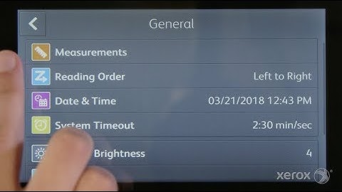 Xerox VersaLink Quick Tip: Swipe Left to Right