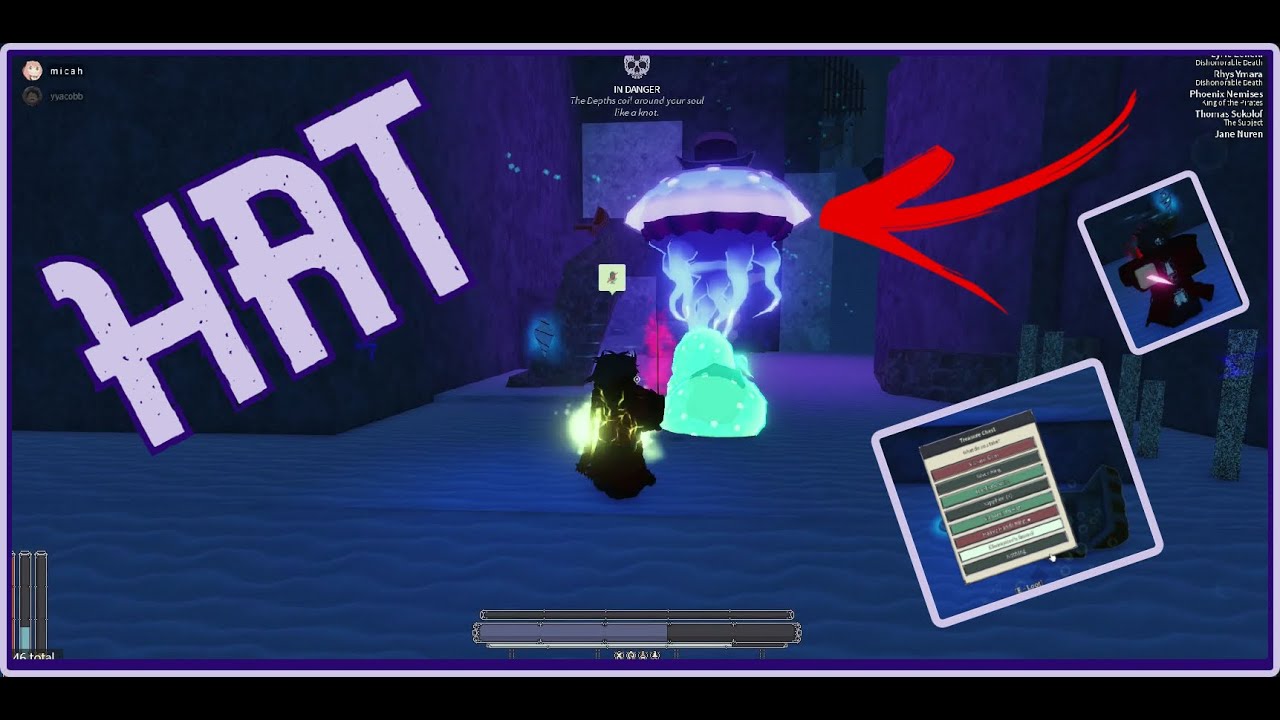 King Jellyfish with a HAT (weapon enchant) | Deepwoken