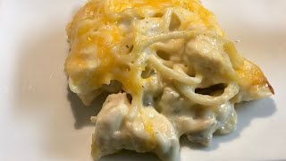 Chicken Tetrazzini EASY Dinner Casserole Recipe | Southern Sassy Mama