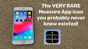 The VERY RARE iOS Measure App icon you probably never knew existed!