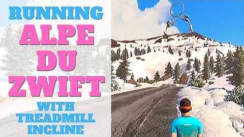 Film My Run LIVE | Running up Alpe du Zwift