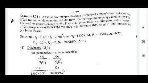 Turbo Machines - Module-1 - Numerical 6