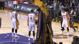 Roy Hibbert and Carlos Boozer Scuffle