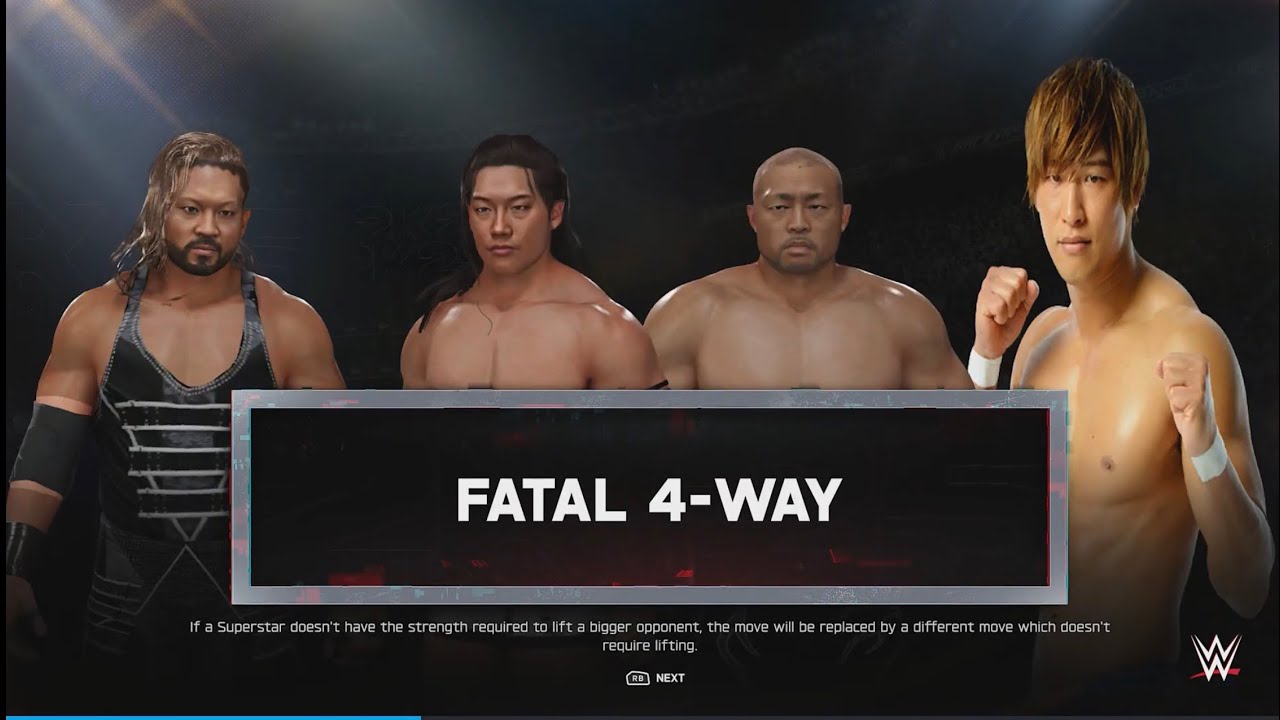 WWE 2K25 EVIL VS KONOSUKE TAKESHITA VS TOMOHIRO ISHII VS KOTA IBUSHI 